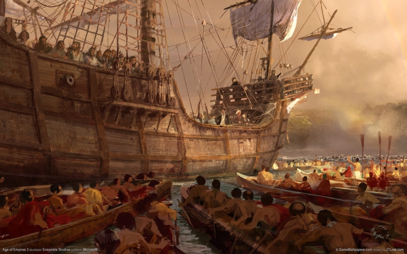 ship, empires, 720P, hd, drawing, schooner, boats, sail, age, video games