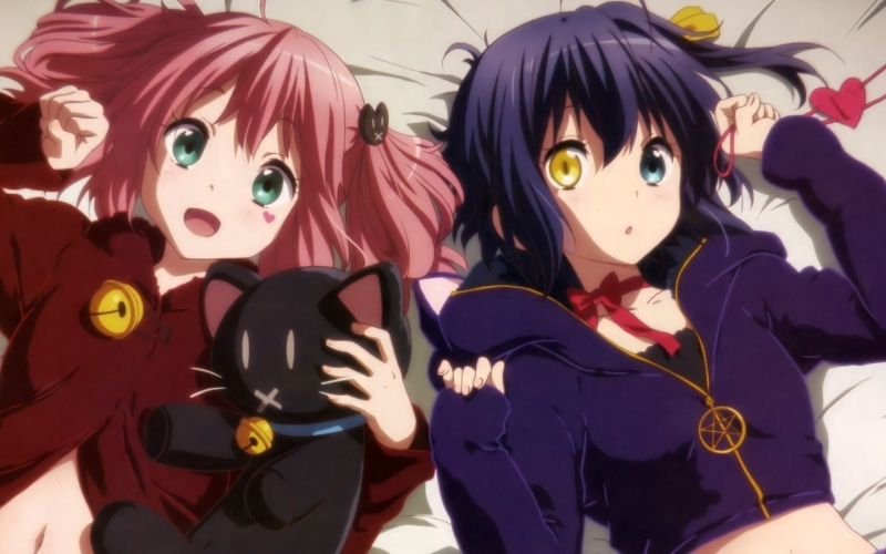 Satone Shichimiya, Chunibyo and Other Delusions, Rikka Takanashi, Love, Anime, 1080P