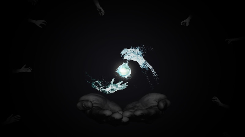 water, hd, x, art, hands, Black, drops, Creative, dogs, psychedelic, px, liquid, Abstract, fantasy, animals, 1080P, 1920x1080 px