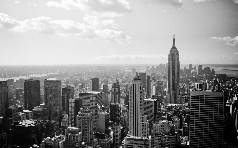 city, newyorkcity, bw, blackandwhite, cityscape, skyscrapers, 1080P, newyork, architecture, photography, grey, nysm