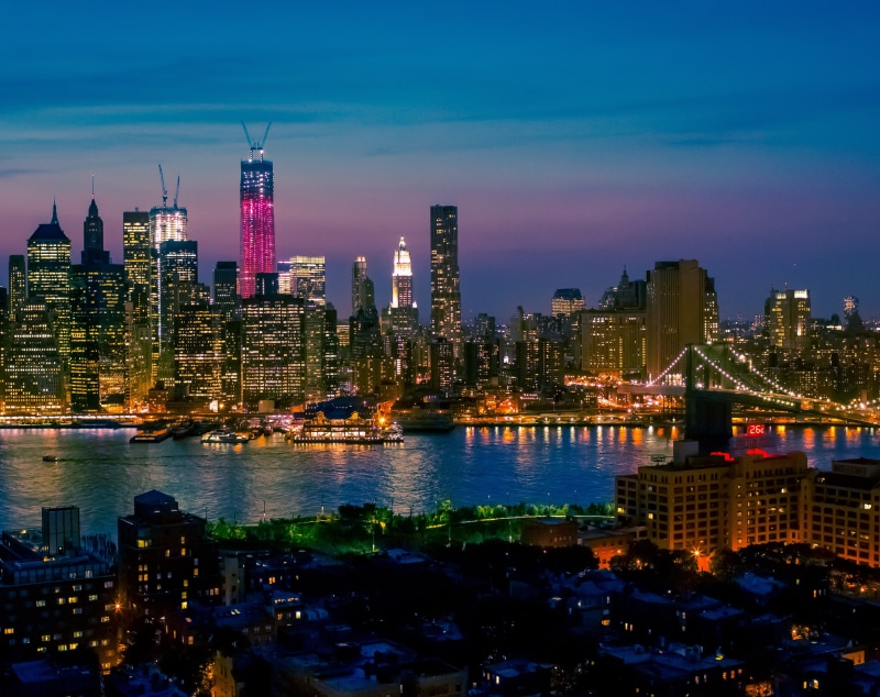 Cityscape, newyorkcity, New York, york, new, 2K, building exterior, no people, newyork, built structure, rise, Water, City, tall - high, financial district
