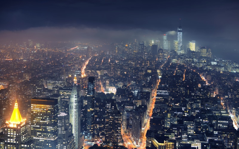 newyork, darkblue, city, dusk, skyscrapers, citylights, longexposure, blue, night, empirestatebuilding, gotham, landmarks, newyorkcity, photography, cityscape
