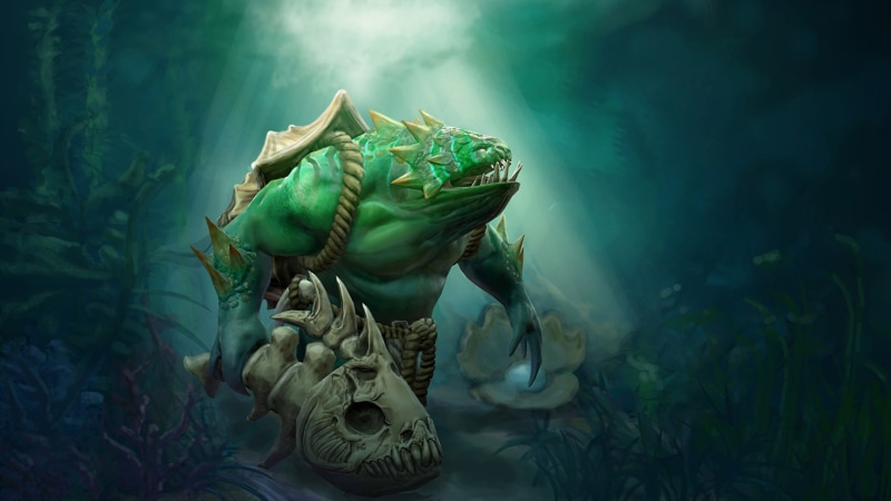 2K, ravage, hd, smash, tidehunter, kraken, shell, anchor, desktop, gush, hero, abilities, monsters, dota