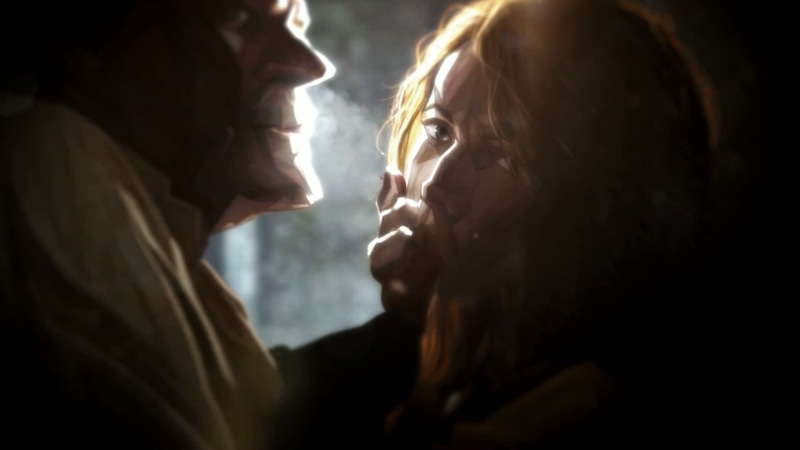 vampyr hd desktop background, two people, females, headshot, emotion, males, people, profile view, men, heterosexual couple, women, face to face, side view