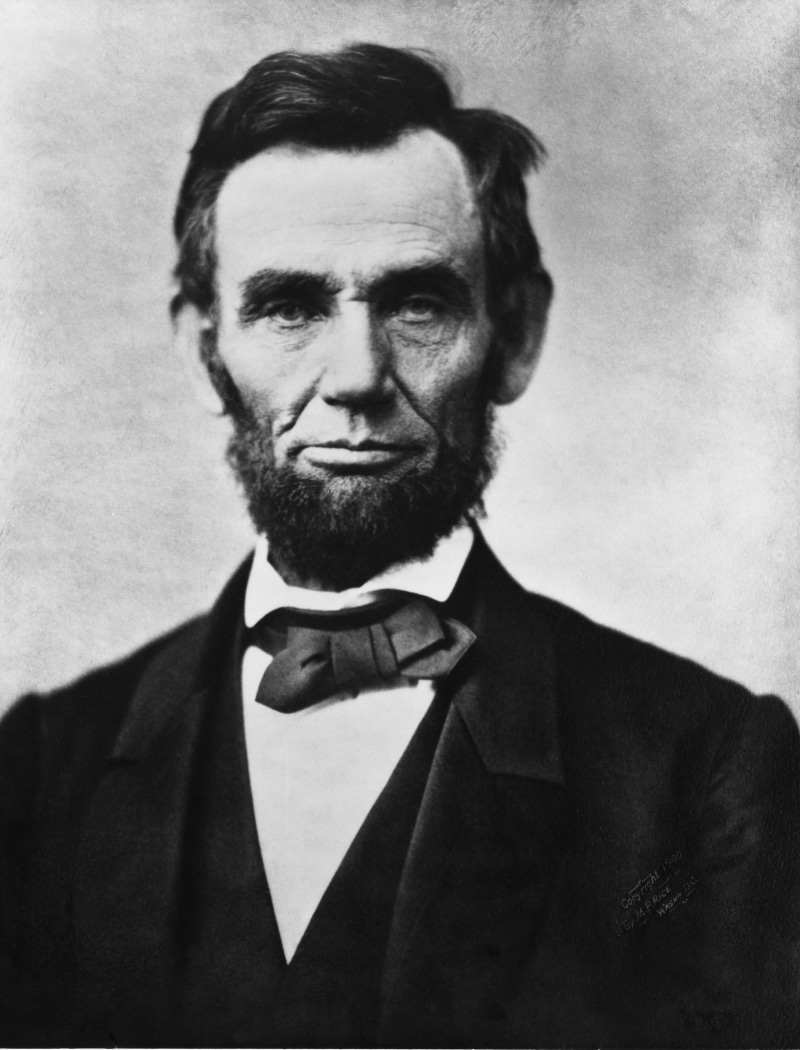 lincoln, president, bow tie, america, men, facial hair, looking at camera, 2K, one person, black and white, abraham, formalwear, usa, united states, menswear