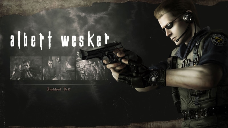 weapon, occupation, 1080P, soldier, waist up, adult, gun, indoors, Resident Evil HD Remaster, social issues, young women, women, clothing, pistol, sign