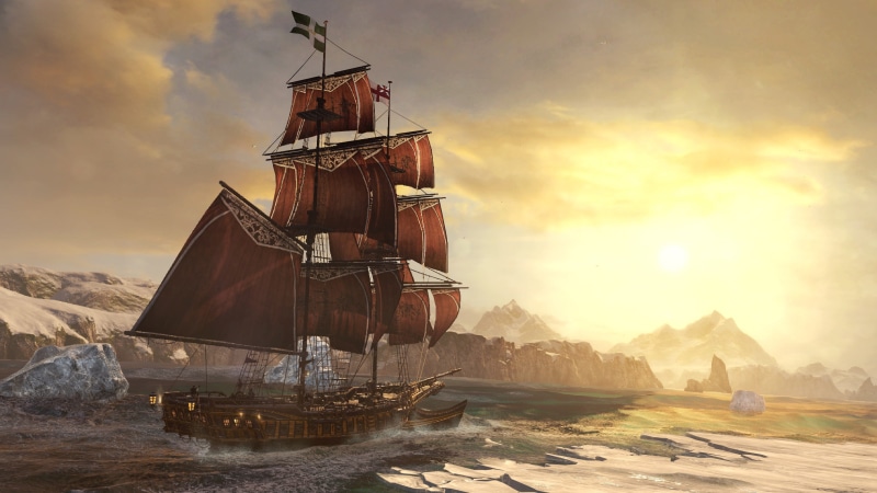 Assassins Creed: Rogue, nautical vessel, Assassins Creed, water, built structure, Assassins Creed Rogue, remastered, sea, nature, Remastered games, no people