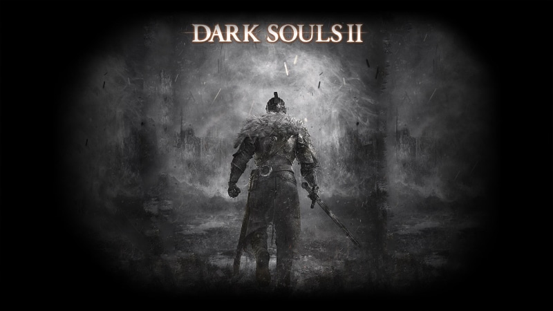 ii, poster, medieval, knight, back, souls, hd, dark, video games, bw, 1080P