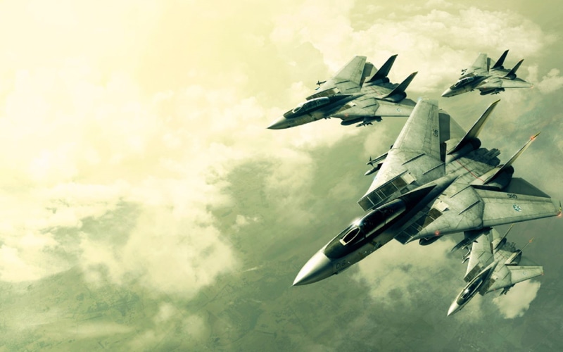 Ace Combat 5: The Unsung War, Grumman F-14 Tomcat, Ace Combat, 720P