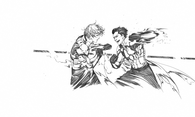 combat, LEVIUS, Netflix, 4K, anime, artwork, Netflix TV Series, steampunk, manga