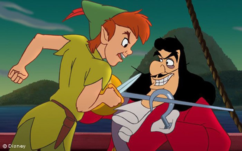 hook, pan, peter, captain, walpaper, 1080P, fighting, cartoon, hd