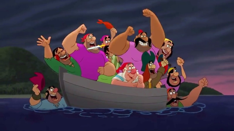kaptain, hook, return, pan, screencaps, land, never, peter, disney, pirates, image, 1080P
