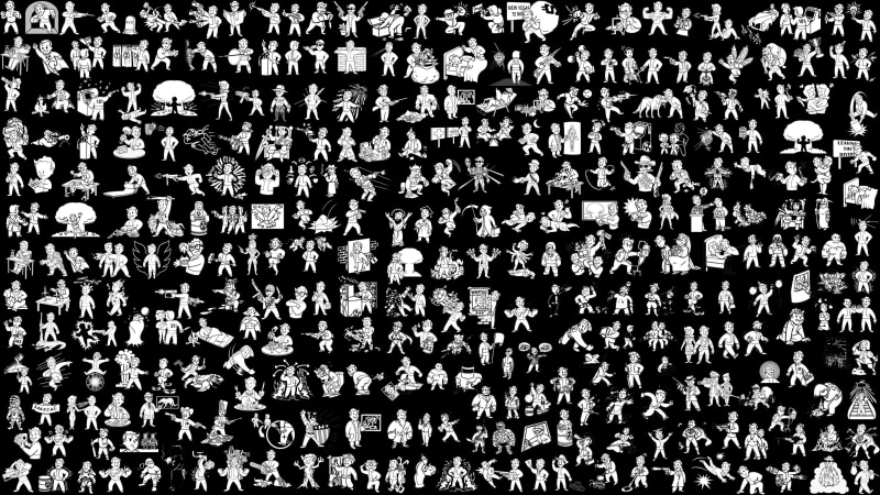 Vault Boy, abstract, fashion, human Face, belief, people, in a row, full frame, 2K, group Of People, seamless, women, outdoors, abundance, pattern, repetition