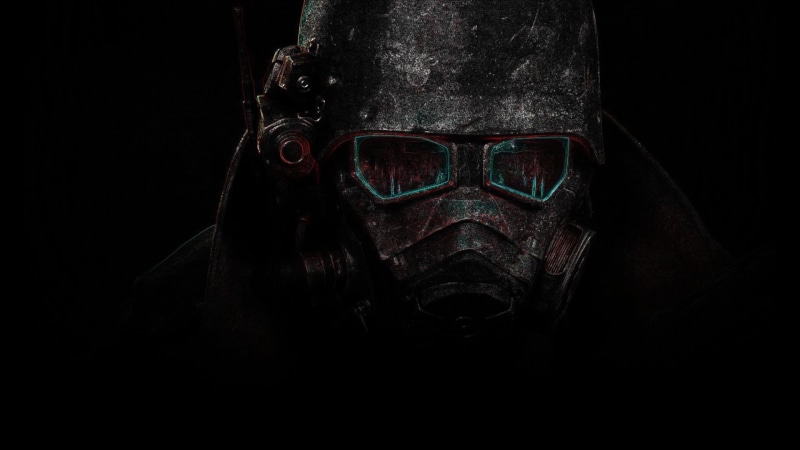 helmet, fallout, dark, mask, black, glasses, man, video games, 1080P, hd, illustration, gas, wearing