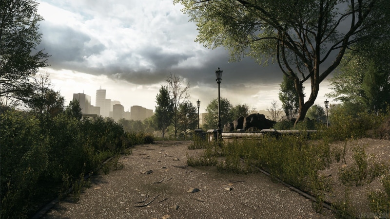 outdoors, Battlefield 4, game, built structure, 1080P, Battlefield 3, cloud - sky, video, growth, direction, land, nature, day, building exterior, no people