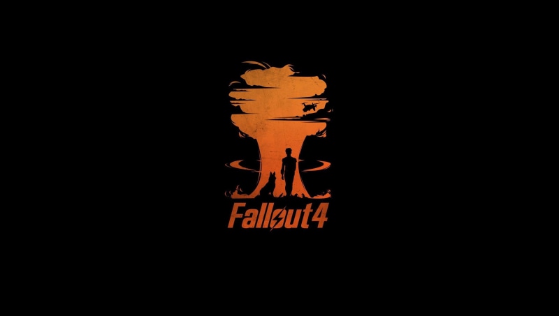 Minimalism, The explosion, Bethesda Game Studios, Fallout, Bethesda, 2K, Fallout 4, Figures, Bethesda Softworks, Background, The game