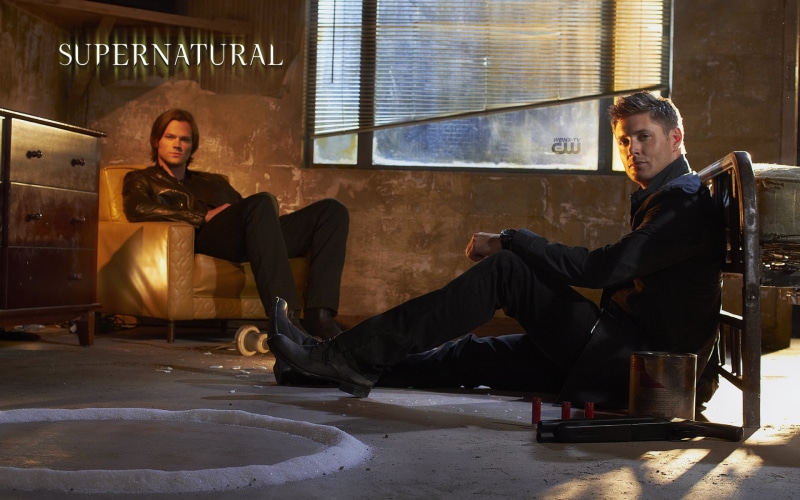 Sam, window, sitting, Supernatural, 1080P, armchair, seat, chair, text, people, lifestyles, men, communication, Dean, hd, full length, young adult