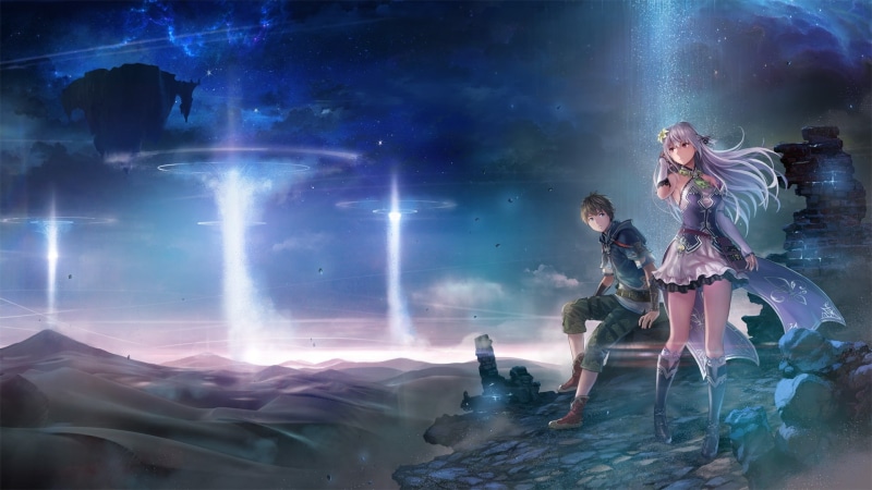 adult, water, full length, 1080P, night, anime games, digital composite, protagonist, nature, fantasy world, people, enjoyment, star - space, rifts, females