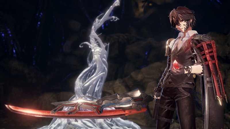 Red, 1080P, Vampire, CodeVein, Sword, Protagonist, Black, Vein, Code