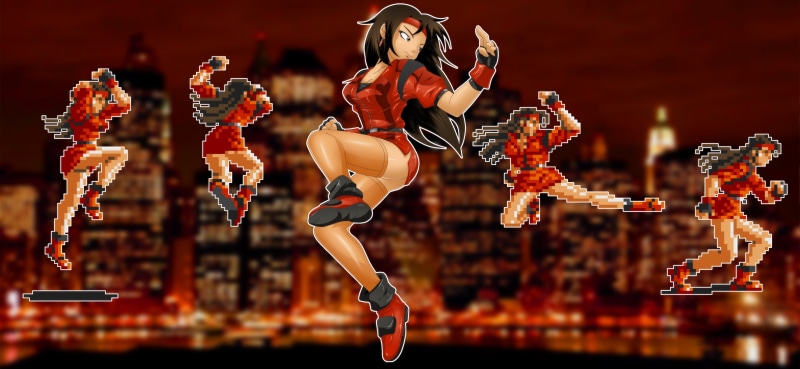 video games, male likeness, indoors, Streets of Rage, human representation, Sega, festival, illuminated, creativity, no people, 2K, retail, variation