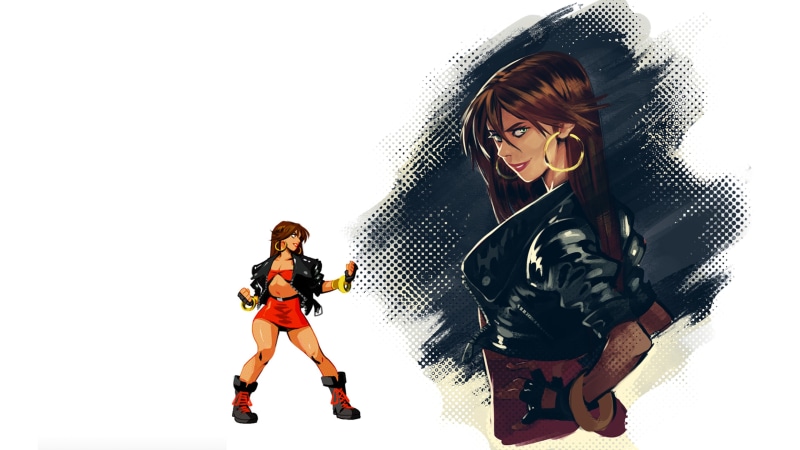 Streets of Rage, white background, Blaze Fielding, 4K, video game art, illustration, Streets of Rage 4