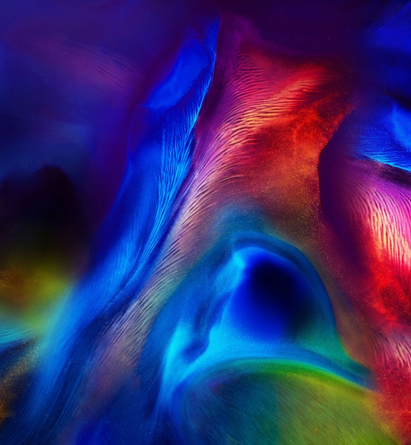 digital art, 1080P, shapes, colorful, Color Burst, abstract, blue