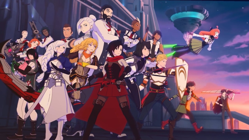 Ruby Rose (RWBY), Weiss Schnee, RWBY, Blake Belladonna, 1080P, Yang Xiao Long, screen shot, Ruby Rose (character)