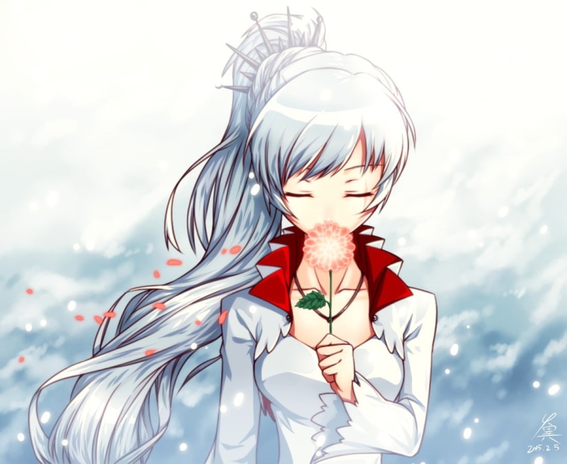 anime, anime girls, 480P, long hair, Weiss Schnee, RWBY