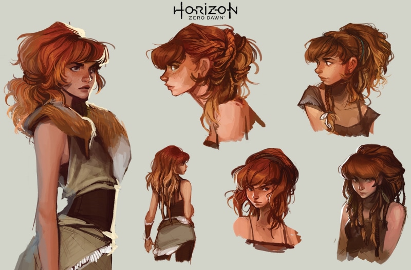 dawn, game, 2017, 2K, cut out, Games, Other Games, young adult, adult, human hair, young women, horizon, females, studio shot, hair, indoors, beautiful woman