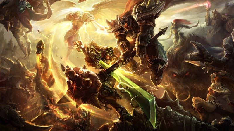 video games, dragon, games, video, weapons, legends, league, warriors, soldier, monsters, league of legends, illustation, lol, 720P, fighting
