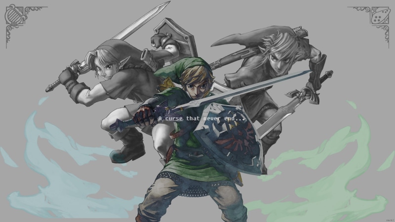 standing, mid adult men, young men, digital composite, Link, men, day, real people, young adult, 2K, Master Sword, Zelda, leisure activity