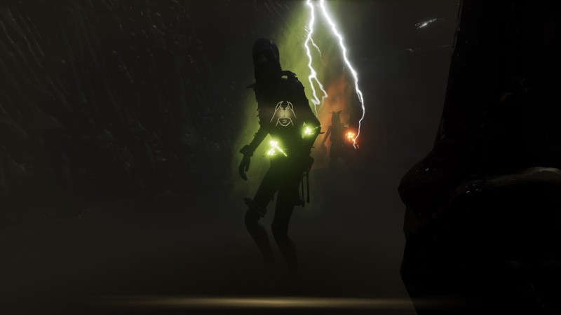 video games, real people, men, people, togetherness, two people, outdoors, lifestyles, 4K, water, unrecognizable person, lightning, underwater, standing