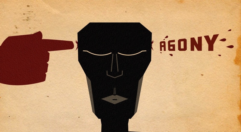close-up, representation, communication, agony, arts culture and entertainment, text, body part, western script, brown, human representation, still life