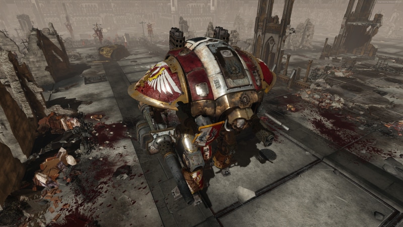 fighting, Warhammer 40K: Inquisitor - Martyr, built structure, no people, conflict, old, history, transportation, the past, outdoors, representation, day