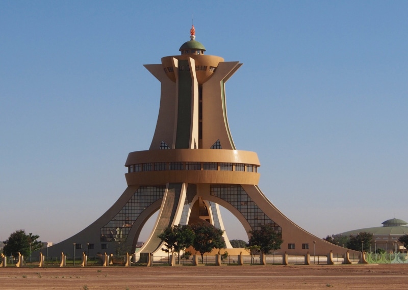 day, faso, tourism, clear sky, burkina faso, blue, remembrance, no people, architectural column, religion, Monument, Martyrs, Towers, 2K, Memorial, architecture