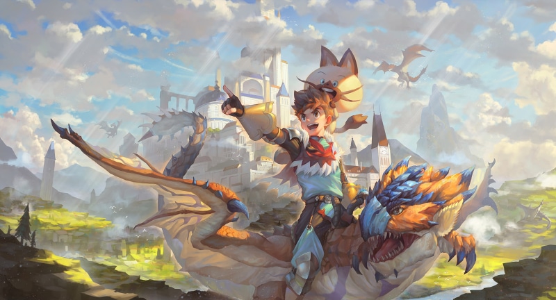 Rathalos (Monster Hunter), Anime, Lute (Monster Hunter Stories), 2K, Naville (Monster Hunter Stories), Monster Hunter Stories: Ride On, Castle