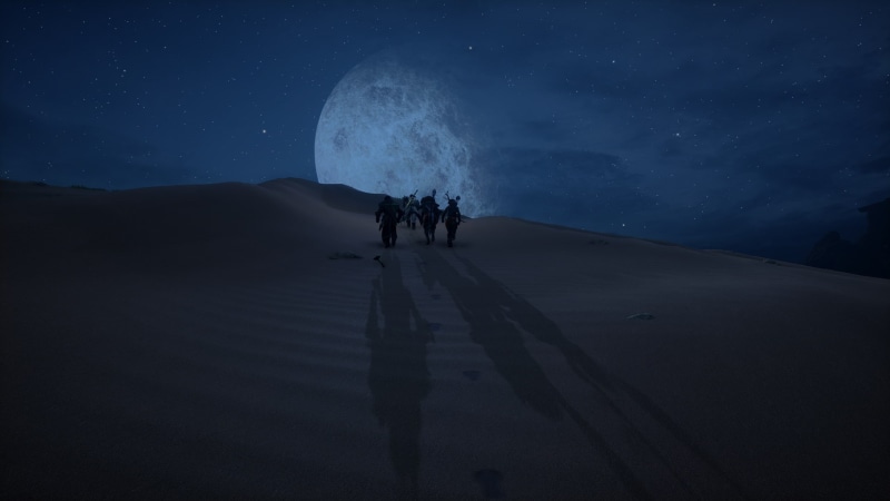 silhouette, mountain, tranquility, tranquil scene, beauty in nature, Dragon Age, star field, nature, space, real people, men, 1080P, land, unrecognizable person