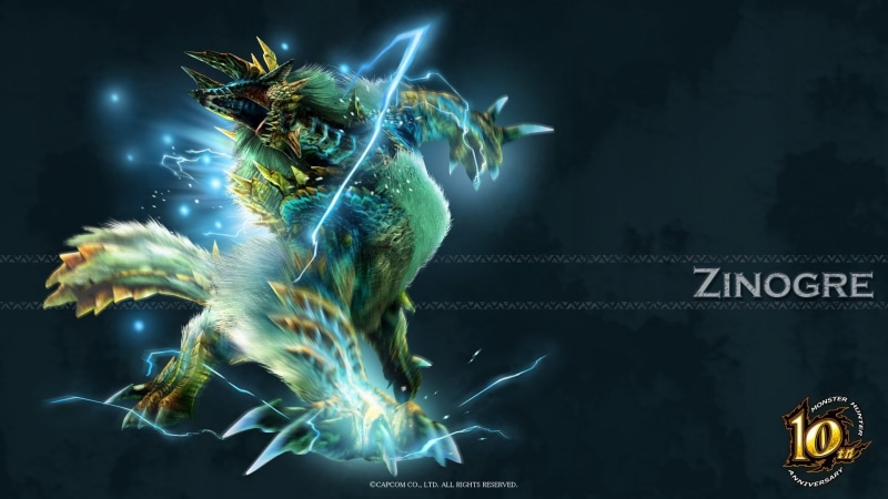 Zinogre, hd, technology, art, vehicles, hunter, Jinouga, 1920x1080 px, px, x, monster, 1080P, monster hunter