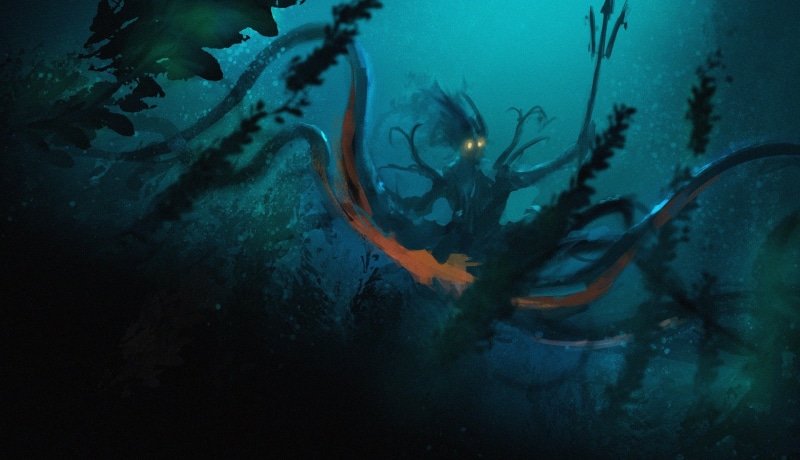 Fantasy, 1080P, Creepy, Dark, Creature, Underwater, Sea Monster