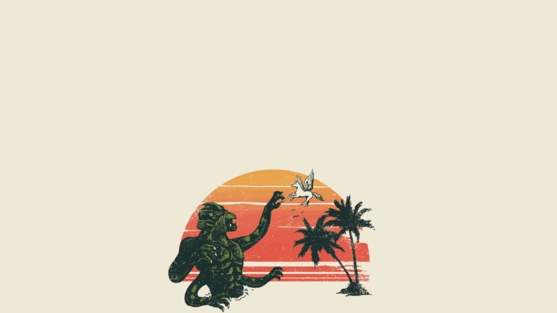 1080P, digital composite, creativity, monster, nature, green, sky, art and craft, studio shot, indoors, no people, representation, tree, male likeness
