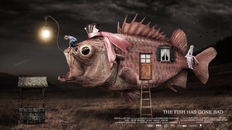 movies, fish, Anglerfish, 2K