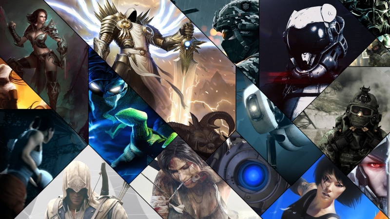 1080P, Tyrael  Diablo  Portal (game)  Soul Reaver  Mirrors Edge  video games  Tomb Raider  Assassins Creed  battle  Battlefield  Diablo III  BlackLight