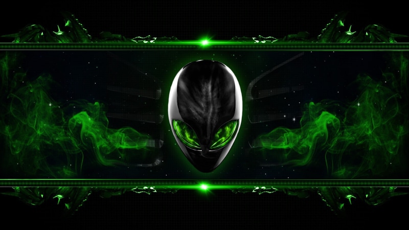 PC gaming, Alienware, green, 1080P, computer