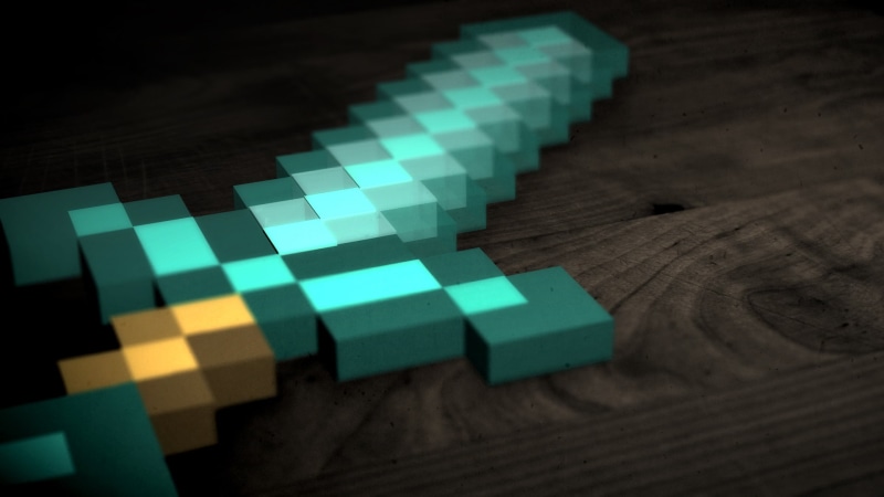 games, video games, 1080P, blurred, abstract, minecraft, video