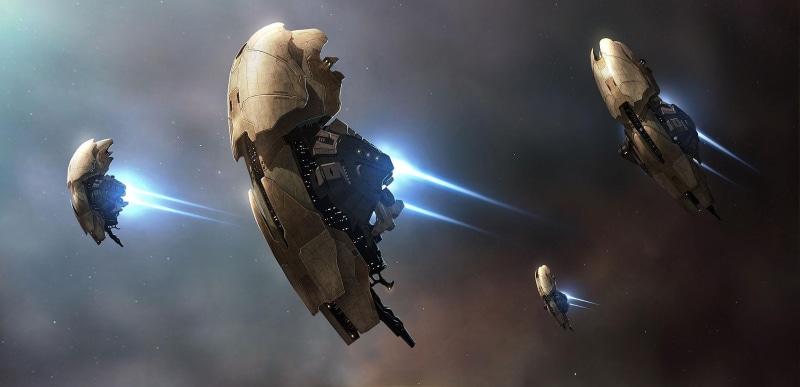 fantasy, white, amarr, space, games, online, eve online, spaceship, ship, battle, eve, 1080P, four