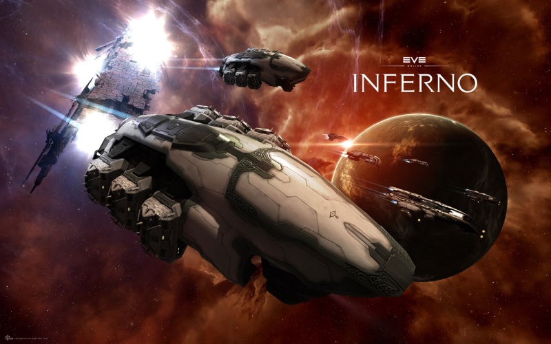 video games, spaceships, hd, eve, planet, 1080P, online