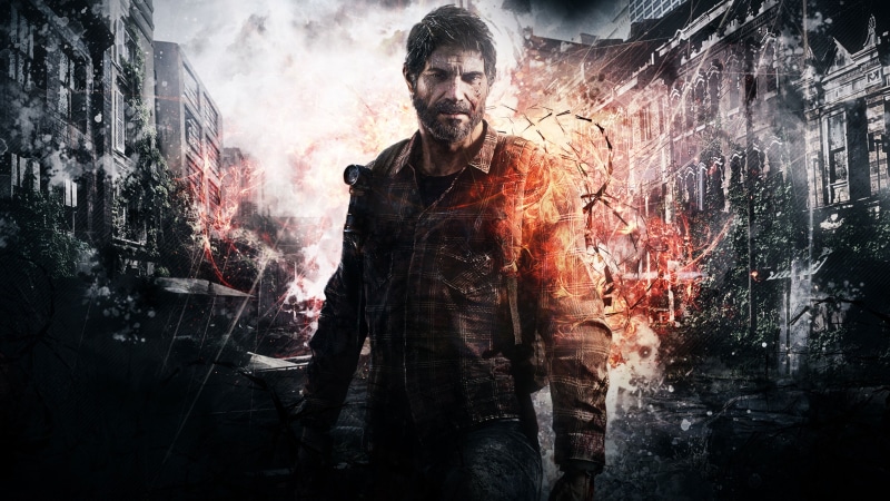red, horror, indoors, The Last of Us, hell, aggression, emotion, Joel, males, spooky, sign, 4K, last, us, fire - Natural Phenomenon, fear, evil