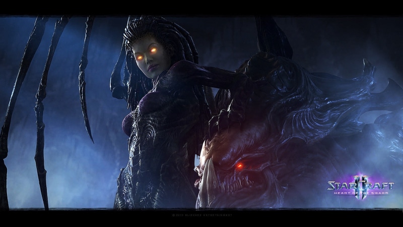 male likeness, architecture, sculpture, Sarah Kerrigan, representation, night, smoke - physical structure, art and craft, low angle view, human representation