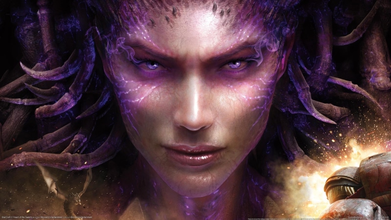 2K, looking at camera, front view, StarCraft II : Heart Of The Swarm, young women, human face, young adult, woman, women, dirt, beauty, digital, hairstyle