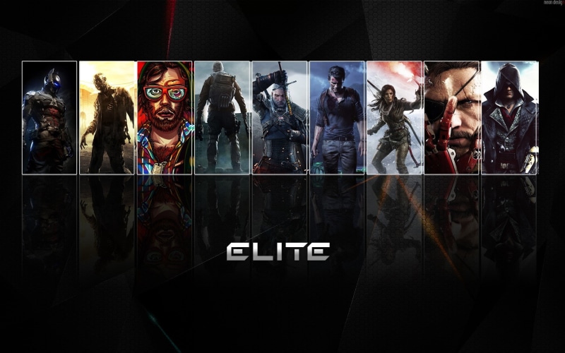 variation, the witcher 3 wild hunt assassins creed tomb raider hotline miami 2 metal gear solid v the phantom pain batman arkham knight, representation